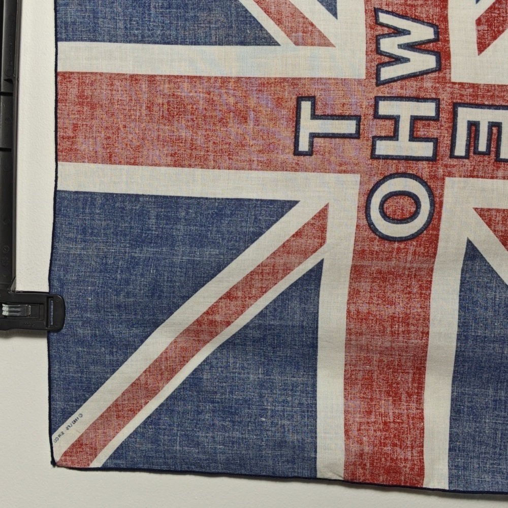 THE WHO Band Tour 1982 VINTAGE ‘82 Souvenir British Union Jack Logo Bandana - Picture 13 of 15